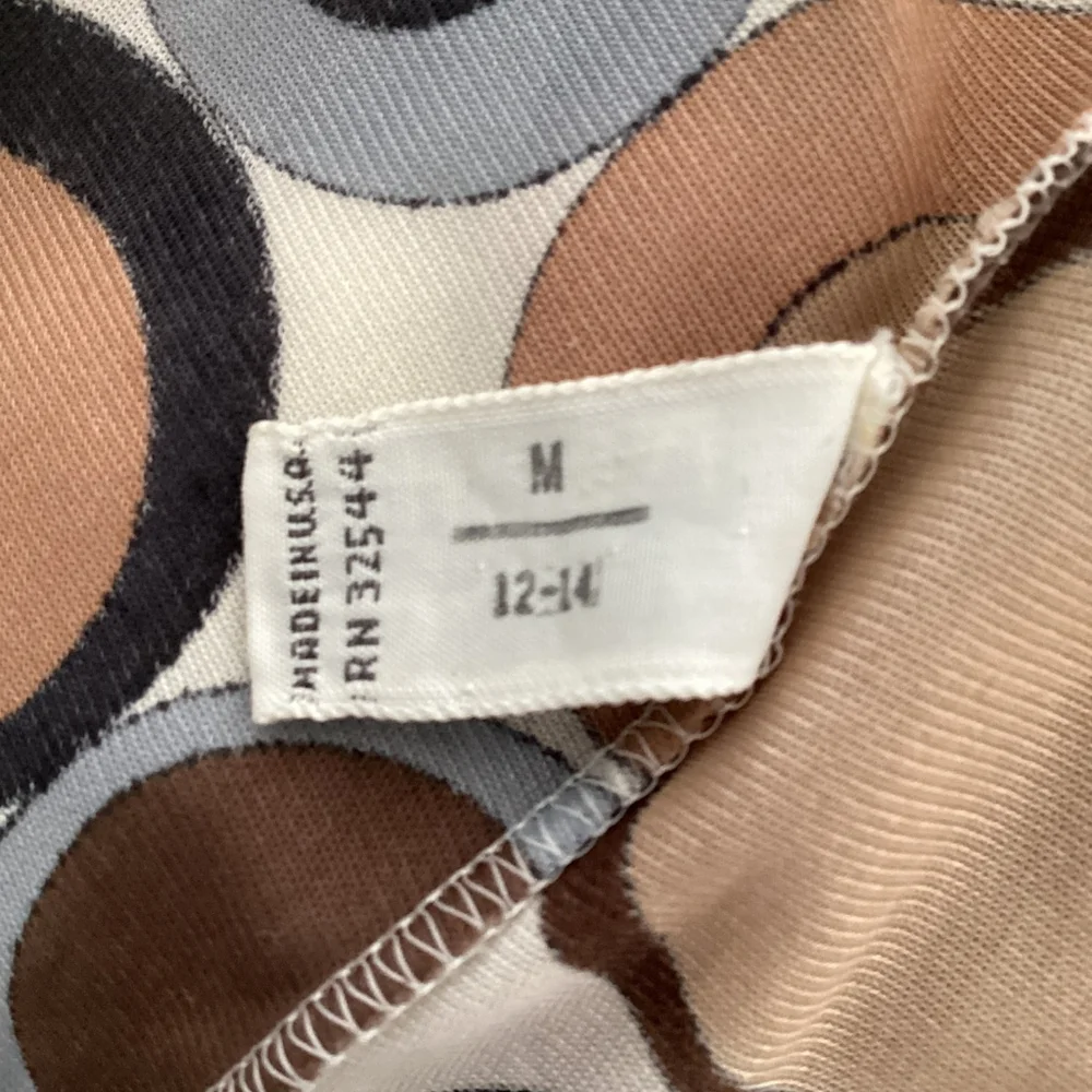 Emilio Pucci 1960s Harlequin & Circle Pattern Bed Jacket Robe Duster Size S/M - Picture 8 of 8